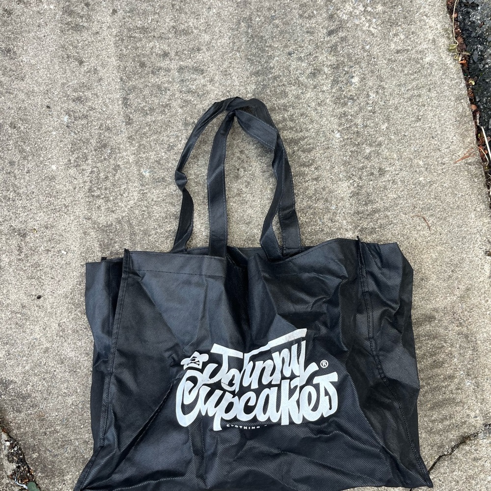 Johnny Cupcakes Black Tote Bag